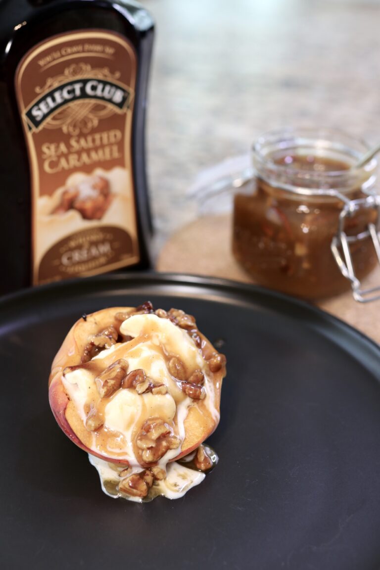 Boozy Caramel Pecan Sauce